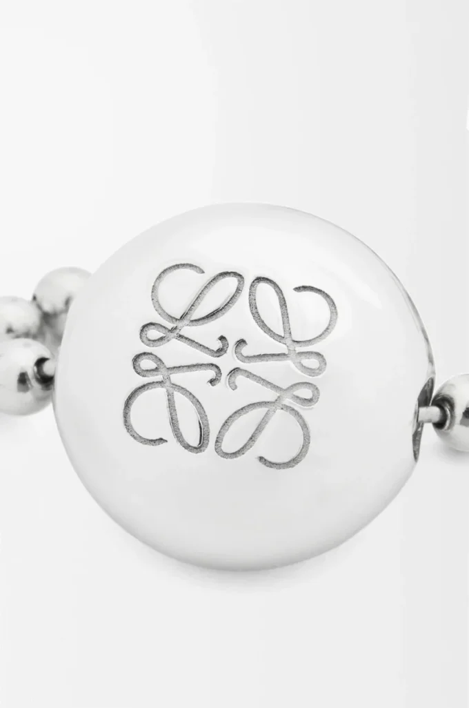 Anagram Pebble necklace in sterling silver and crystals Silver/Multicolor