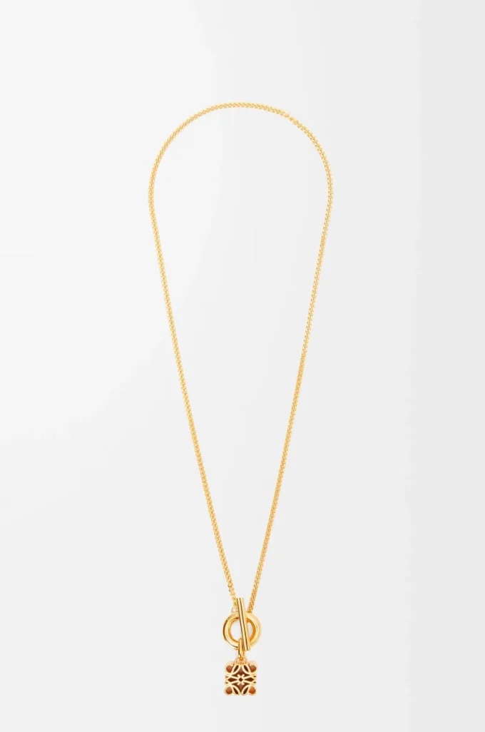 Anagram pendant in sterling silver Gold