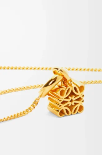 Anagram pendant in sterling silver Gold
