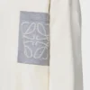 Anagram pocket sweater in cotton blend Beige/Grey