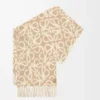Anagram scarf in alpaca and wool blend Beige/White