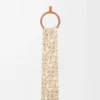 Anagram scarf in alpaca and wool blend Beige/White