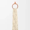 Anagram scarf in alpaca and wool blend Beige/White