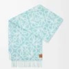 Anagram scarf in alpaca and wool blend Light Blue/White