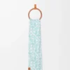 Anagram scarf in alpaca and wool blend Light Blue/White