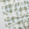 Anagram scarf in silk and cashmere Light Grey/Multicolor