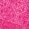 Anagram scarf in wool and cashmere Fuchsia