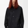 Anagram shirt in cotton Black