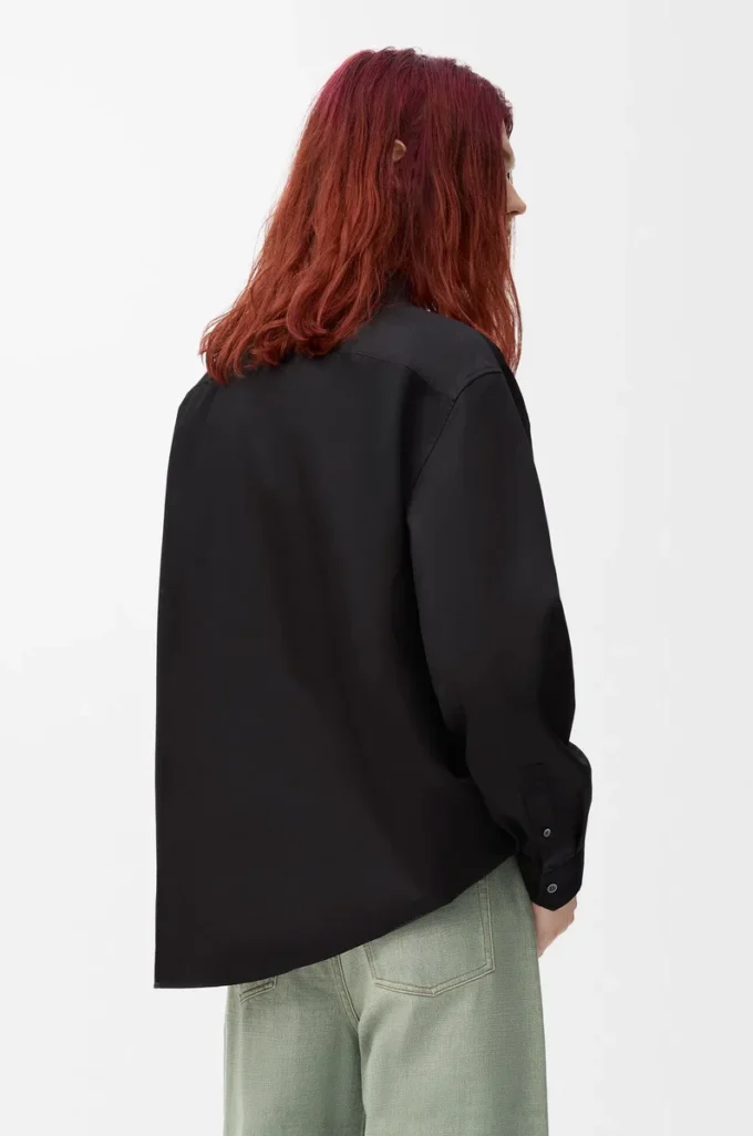Anagram shirt in cotton Black