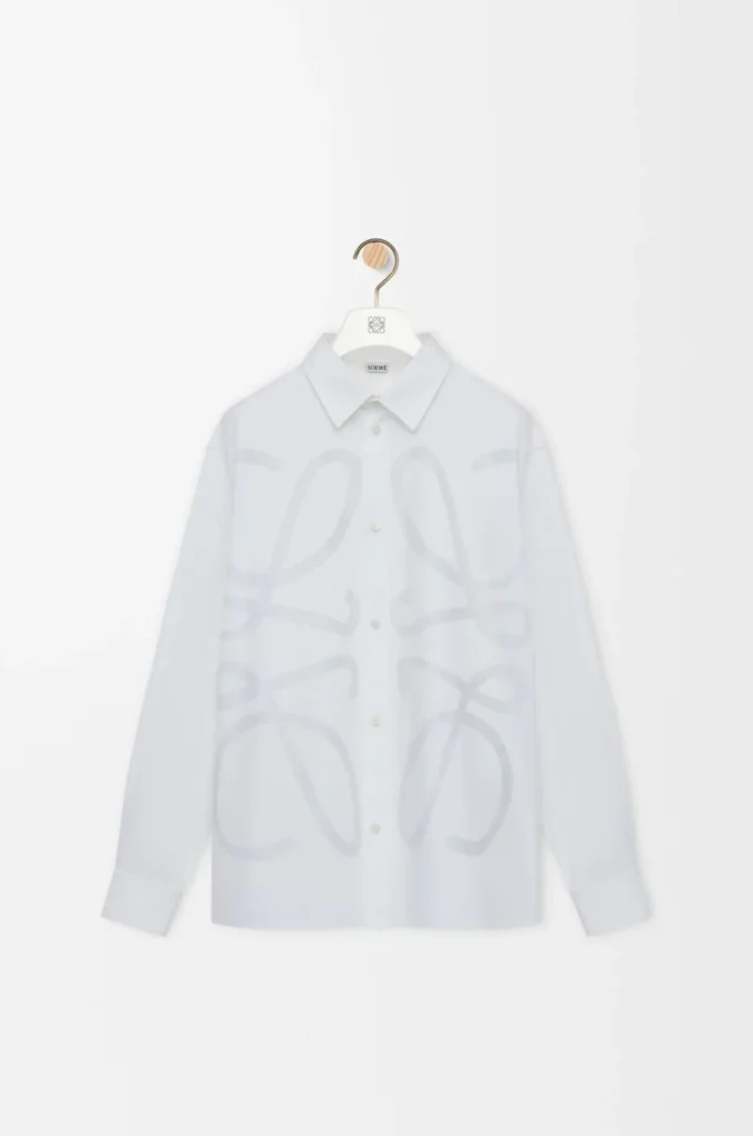 Anagram shirt in cotton White