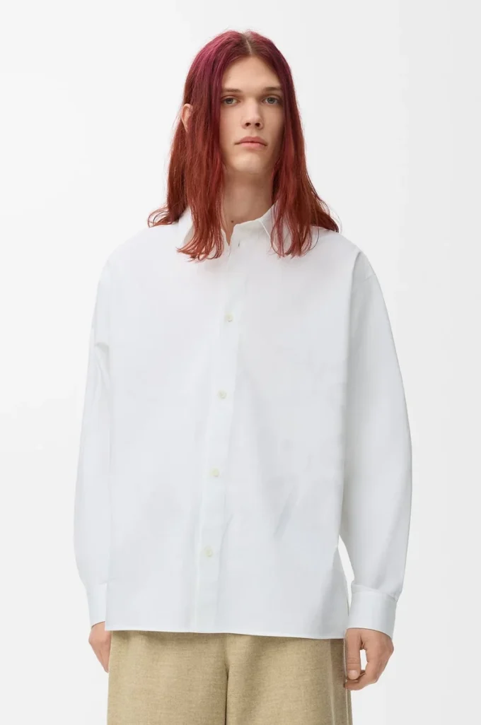 Anagram shirt in cotton White