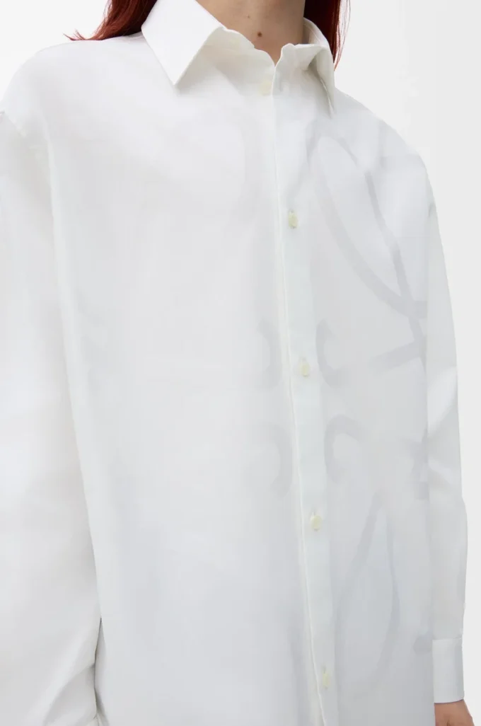 Anagram shirt in cotton White