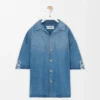 Anagram short sleeve shirt in denim Washed Denim