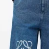 Anagram shorts in denim Jeans Blue