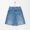 Anagram shorts in denim Washed Denim