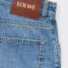 Anagram shorts in denim Washed Denim