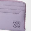 Anagram square coin cardholder in pebble grained calfskin Dirty Mauve Anagram square coin cardholder in pebble grained calfskin Dirty Mauve