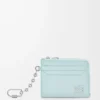 Anagram square coin cardholder in pebble grained calfskin Frozen Anagram square coin cardholder in pebble grained calfskin Frozen