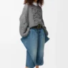Anagram sweater in mohair Grey Melange