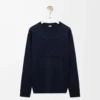 Anagram sweater in wool Navy Blue