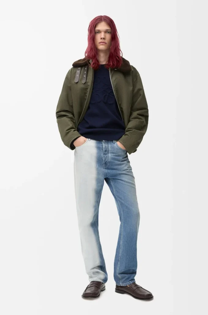 Anagram sweater in wool Navy Blue