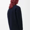 Anagram sweater in wool Navy Blue