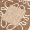 Anagram towel in cotton Beige