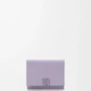 Anagram trifold wallet in pebble grained calfskin Dirty Mauve