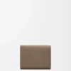 Anagram trifold wallet in pebble grained calfskin Taupe Anagram trifold wallet in pebble grained calfskin Taupe