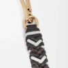 Arrow short strap in calfskin Black/Chocolate