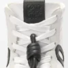 Ballet Runner 2.0 high-top in nylon and calfskin White/Black