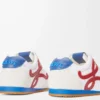 Ballet Runner 2.0 in nylon and calfskin White/Red/Blue