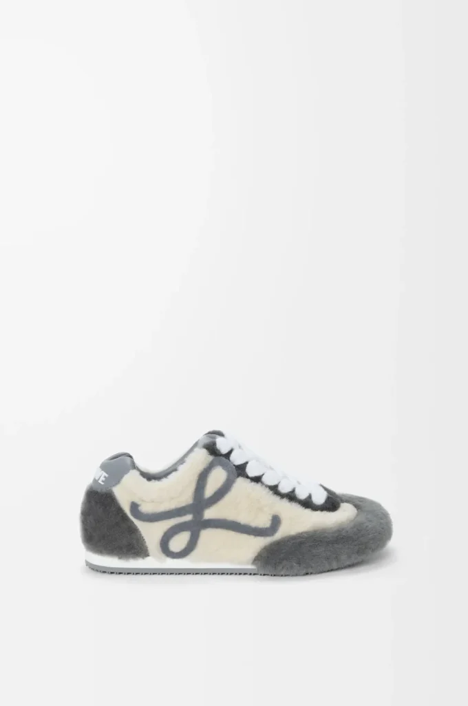 Ballet Runner 2.0 in shearling Grey Multitone
