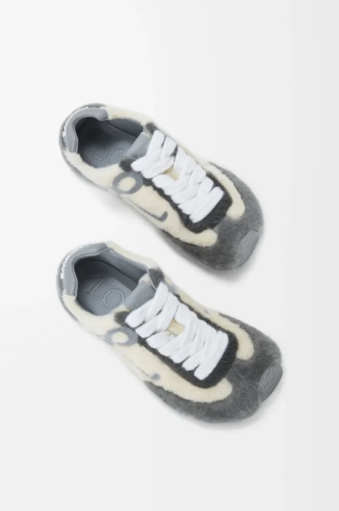 Ballet Runner 2.0 in shearling Grey Multitone
