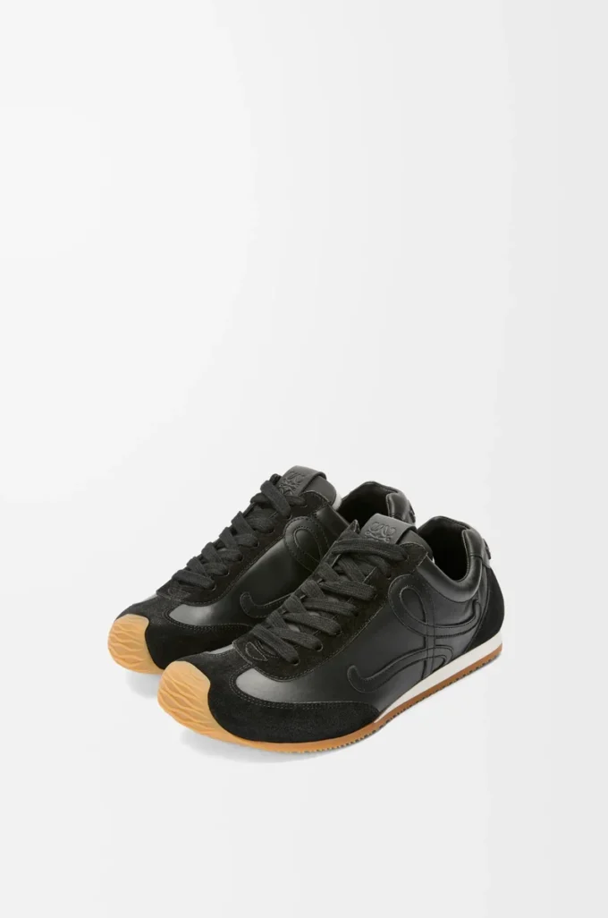 Ballet Runner 2.0 in soft calfskin Black
