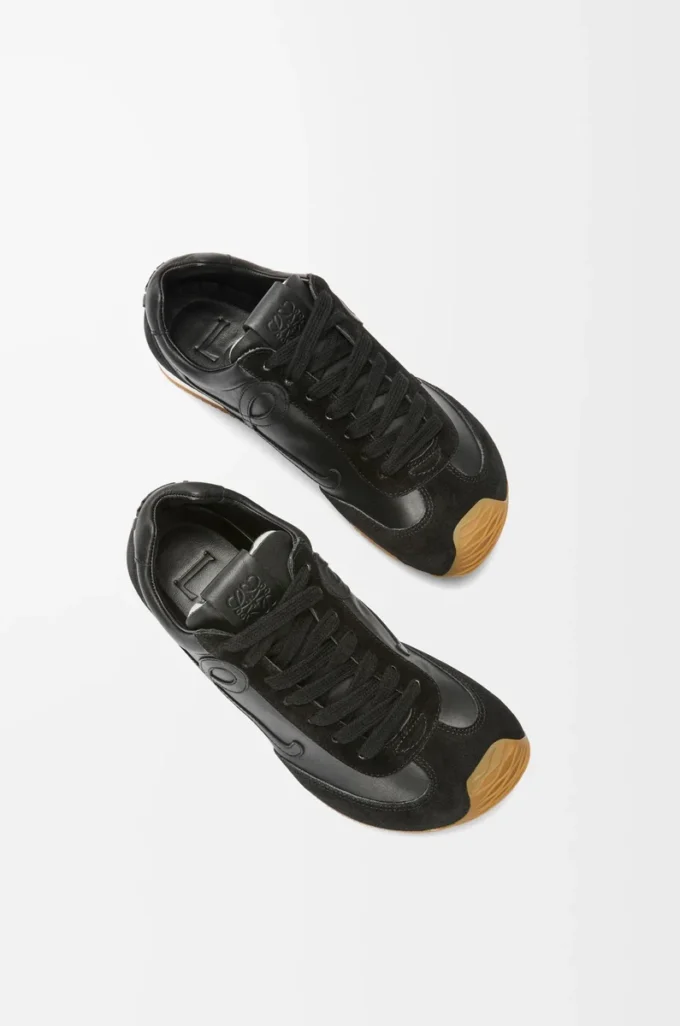 Ballet Runner 2.0 in soft calfskin Black