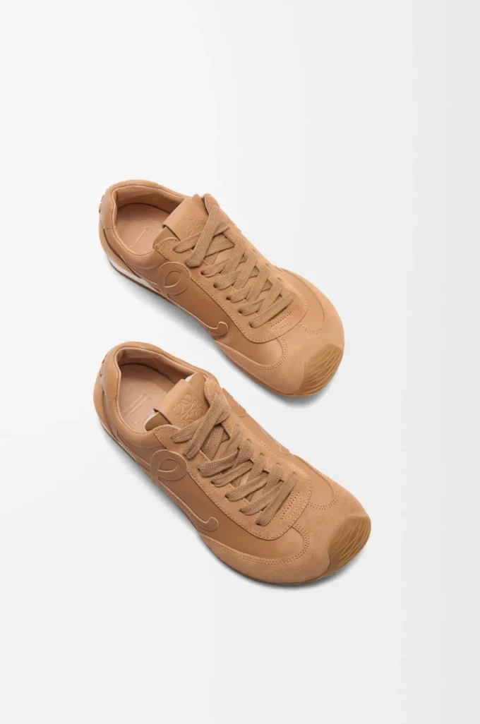 Ballet Runner 2.0 in soft calfskin Cinnamon