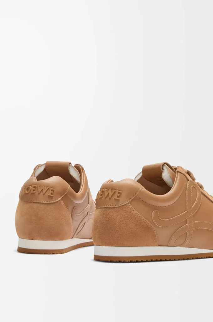 Ballet Runner 2.0 in soft calfskin Cinnamon