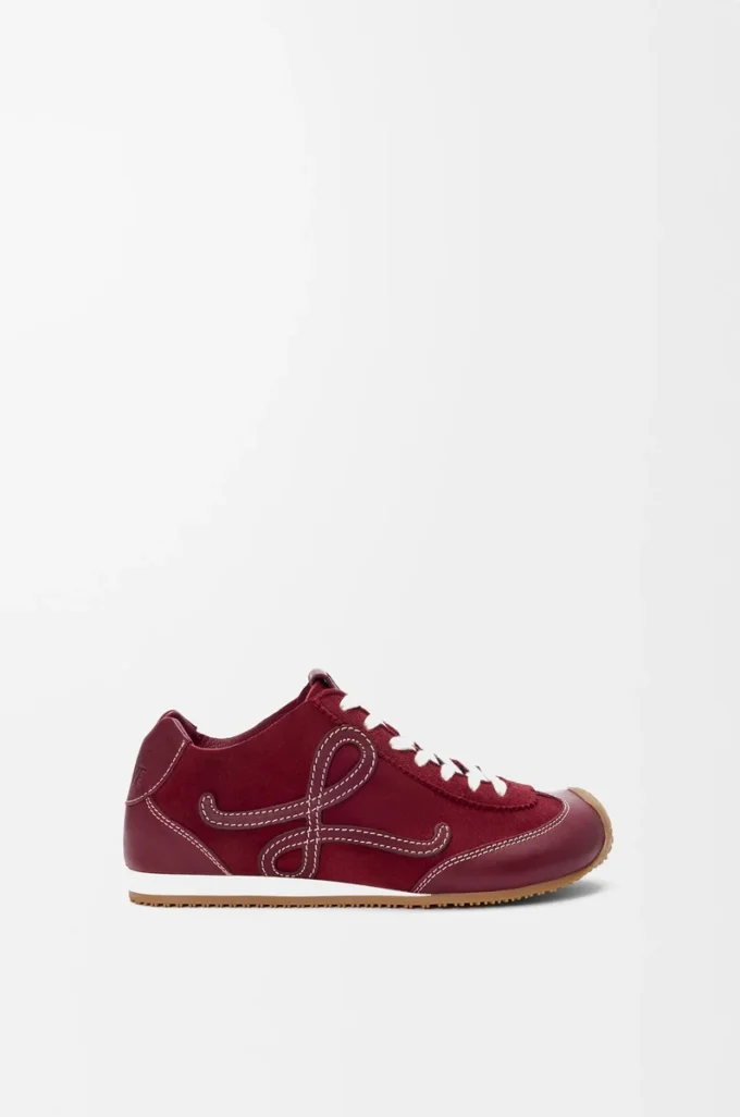 Ballet Runner 2.0 unlined in deerskin and vegetable-tanned calfskin Burgundy Ballet Runner 2.0 unlined in deerskin and vegetable-tanned calfskin Burgundy