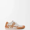 Ballet Runner 2.0 unlined in deerskin and vegetable-tanned calfskin Soft White/Tan
