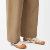 Ballet Runner 2.0 unlined in deerskin and vegetable-tanned calfskin Soft White/Tan