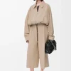 Balloon jacket in cotton Beige