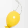 Balloon pendant in sterling silver and enamel Yellow