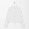 Balloon shirt in silk White Balloon shirt in silk White