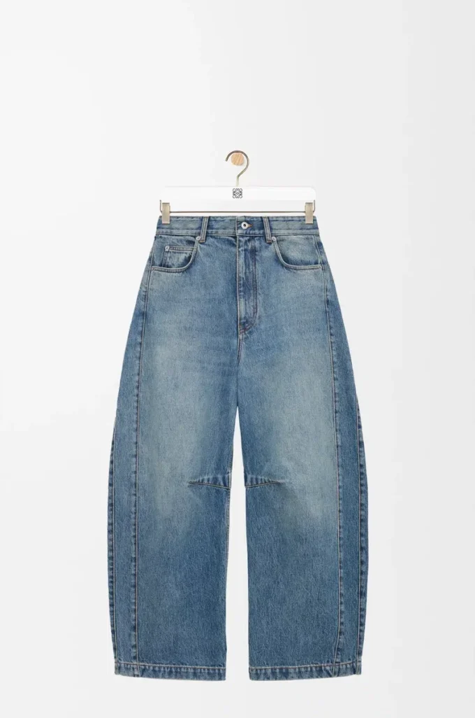 Barrel jeans in denim Washed Denim Barrel jeans in denim Washed Denim