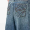 Barrel jeans in denim Washed Denim Barrel jeans in denim Washed Denim