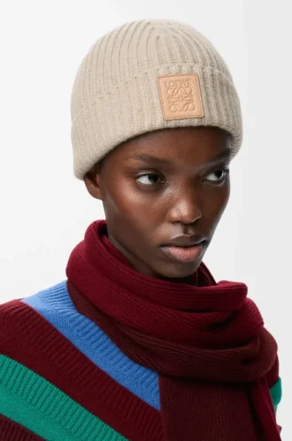 Beanie in cashmere Light Beige