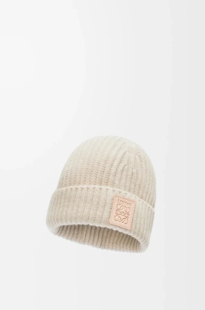 Beanie in cashmere Light Beige