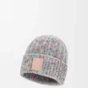Beanie in wool and cashmere blend Multicolor
