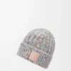 Beanie in wool and cashmere blend Multicolor